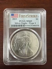 2021 American Silver Eagle $1 PCGS MS69 First Strike Type 1