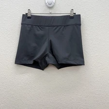 Adidas Grey Pull On Athletic Active Workout Gym Shorts HG3159 Womens size Medium