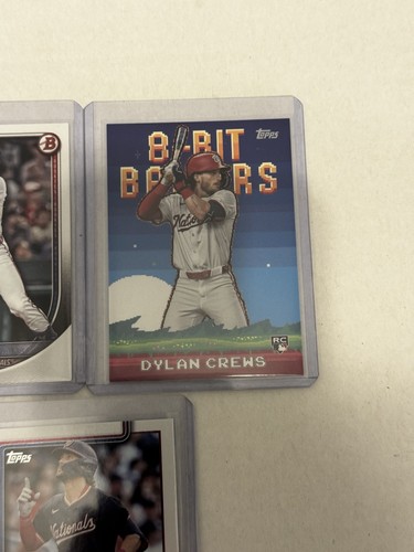 Lote de 5 tarjetas Dylan Crews novato de los Nacionales de Washington - Imagen 3 de 4