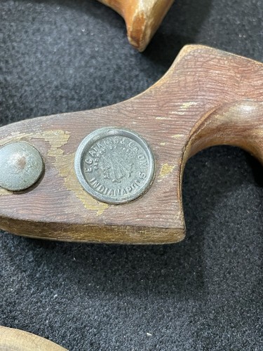 Manici in legno vintage segati a mano - lotto di (3) con chiusure, Atkins CE, Giappone e non conosciuti - Foto 5 di 21