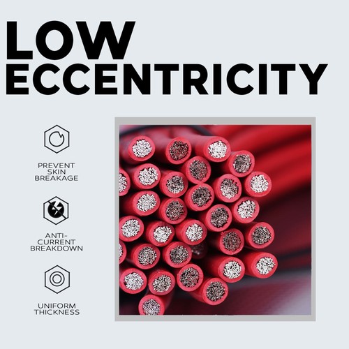 Stärke 10 Auto Audio Primärkabel (100 Fuß - rot, schwarz) - Fernbedienung, Strom/Masse Licht - Bild 6 von 12