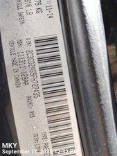 BLK RIGHT SIDE VIEW MIRROR 5PE52GW7AC 2015-2019 DODGE CHALLENGE