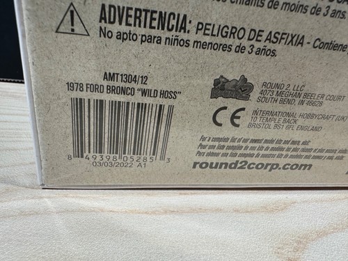 AMT - WILD HOSS FORD BRONCO 4x4 - 1:25 SCALE KIT #AMT1304/12 - FACTORY SEALED - Picture 14 of 14