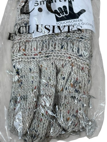 C.C Exclusives Strick Stirnband & Handschuhe Set Haferflocken Konfetti Neu mit Etikett - Bild 5 von 8