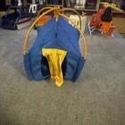 Vintage Fisher Price Adventure People  312 Northwoods Trail Blue Tent