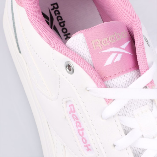 Reebok UK 5 Court Advance Bold Women's White/Pink Trainers 100074333 New - Picture 5 of 12