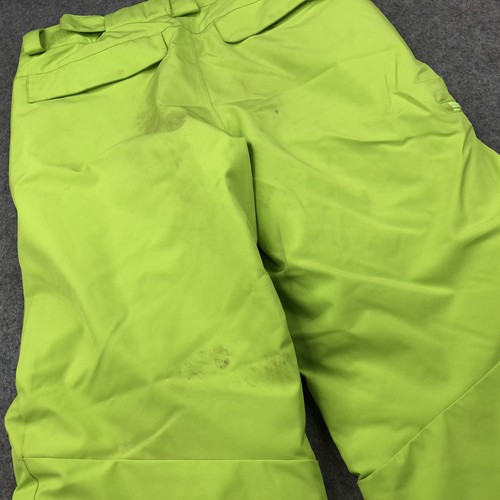 Spyder Pants Youth 16 Neon Green Ski Snow Insulated Waterproof Winter Outdoor - Picture 18 of 24