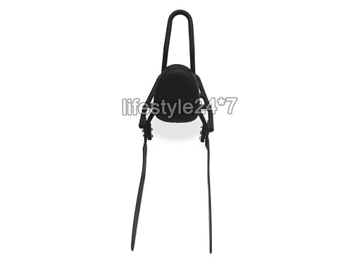 FOR ROYAL ENFIELD SUPER METEOR 650 "Touring Luggage Rack With Backrest Black D2" - Picture 3 of 10