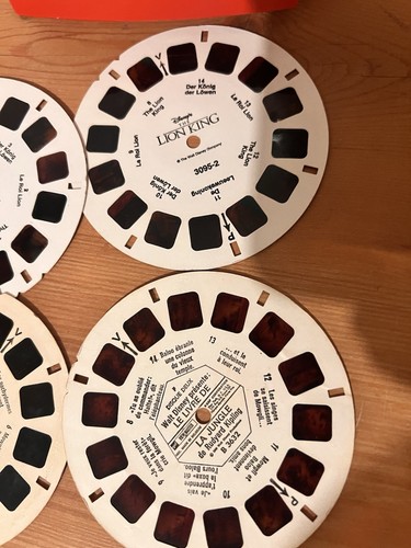 Visionneuse View Master + 4 Disques Disney Le Roi Lion Et Le Livre De La Jungle - Picture 8 of 8