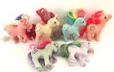 Vintage Lot Of 6 My Little Pony Unicorns 83 84 Pat Pending