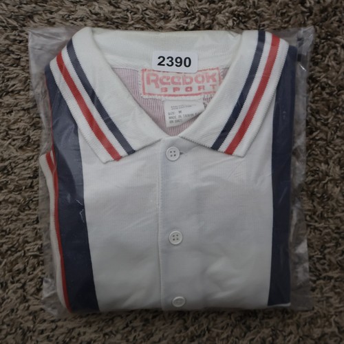 Vintage Reebok Sport International Globe Color Block Polo Medium 23x26.5 - Picture 20 of 20