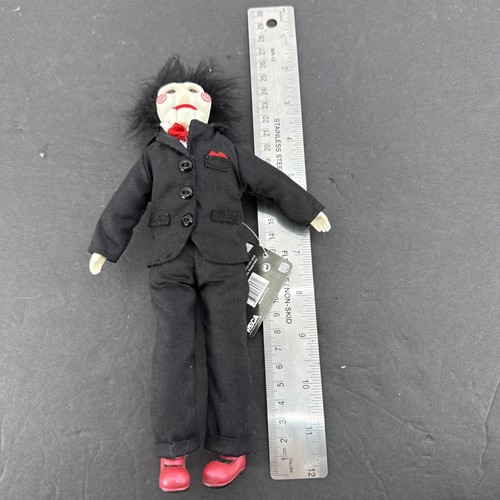 NECA 2004 JIGSAW Saw Movie Billy il pupazzo peluche figura 9" 10" bambola - Foto 12 di 13
