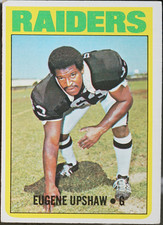 1972 Topps Football Eugene Upshaw #186 VG