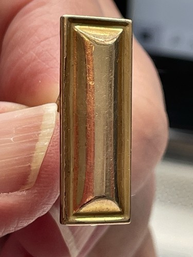 Vintage WW1 U.S. Army 2nd Lieutenant Butter Bar Rank Pin N.S. Meyer #031525-13 - Bild 10 von 15
