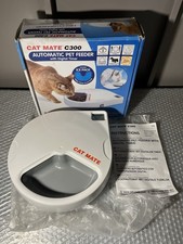 Cat Mate C300 3 Bowl Automatic Pet Feeder With Timer for Cats & Small Dogs