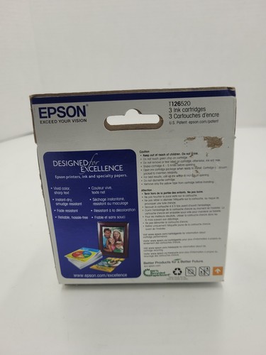 EPSON T126 DURABrite Ultra Ink Standard Capacity Color Combo Pack ExP. 8/22 - Picture 4 of 7
