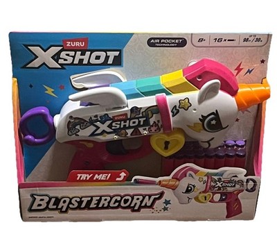 Zuru X-Shot Blastercorn Unleash The Blastercorn Foam Dart Gun With 16 Darts