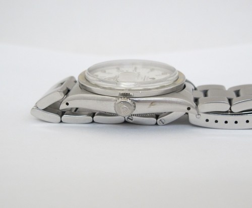 ROLEX VINTAGE REF. 1500 ORIGINAL S/STEEL CASE AND BRACELET W/TUDOR ETA MOVEMENT - Bild 6 von 13