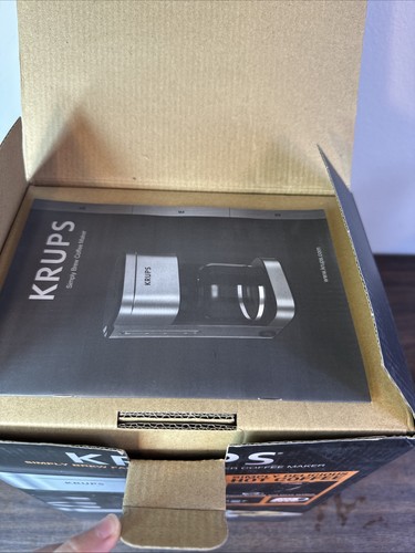 NEW KRUPS Stainless Steel Drip Coffee Maker 10-Cup Silver - Picture 3 of 4