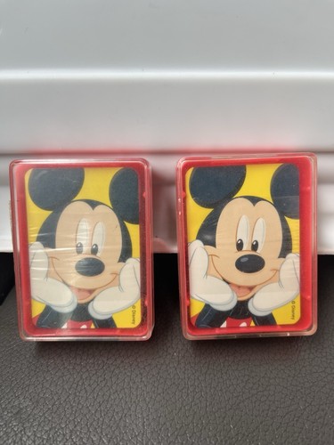 Mickey Mouse Playing Cards 54 Count- Lot Of 5 NEW/Unopened Vintage Disney - Bild 5 von 9