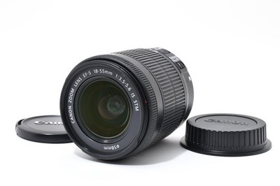 Canon EF-S 18-55mm F3.5-5.6 IS STM (with front and rear caps!) Fully functional
