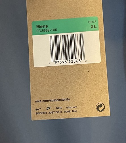 Polo de golf Nike Dri-Fit manga corta rendimiento talla XL árbol/logotipo madera nuevo con etiquetas - Imagen 3 de 5