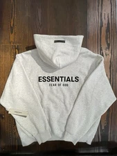 Essentials Fear Of God Light oatmeal hoodie XL