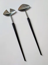 Rare Mid Century Modern Pierre Forssell Gense Sweden Stainless Serving Utensils 