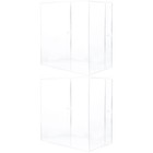  2pcs Multi-function Acrylic Wall-mounted Rack Storage Shelf Bedroom Storage