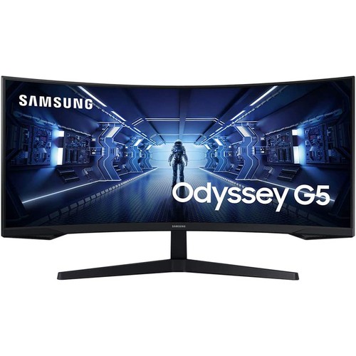 Samsung 34" Odyssey G5 Ultra-Wide Curved Monitor,165Hz, 1ms, FreeSync - 第 1/12 張圖片