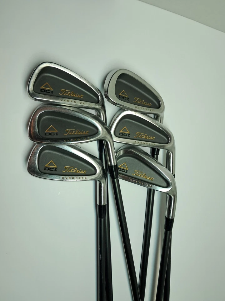 Titleist DCI Oversize Gold Irons 4-PW Titleist Select Lite Graphite Shafts No 7 - Image 2 of 4