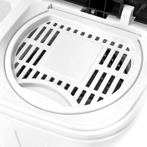 Costway Portable Compact 13 Lbs Mini Twin Tub Washing Machine Washer Spin Dryer - Picture 8 of 11
