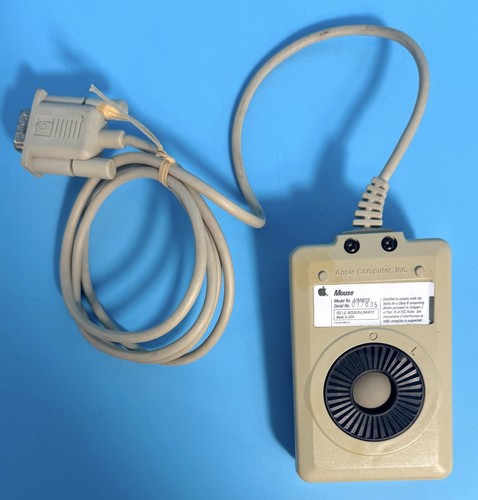 Apple IIc Mouse A2M4015 - Apple IIe (req. card), Mac 128k, 512k, Plus - Working - Bild 4 von 5