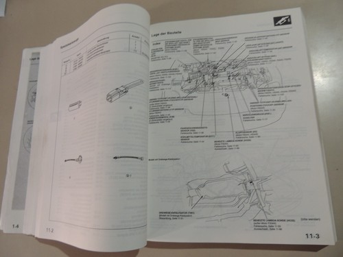 Werkstatthandbuch  Honda Prelude BB5 BB6 BB8 BB9 1997 Wartung Reparatur - Bild 12 von 21