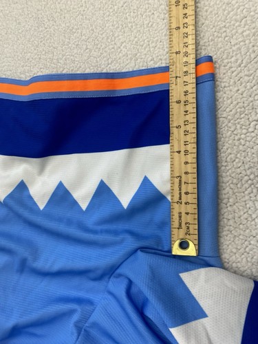 Nike Men's Sharks Dri-Fit DNA Basketball Shorts Light Blue/Orange Large 32- 34 - Picture 9 of 11