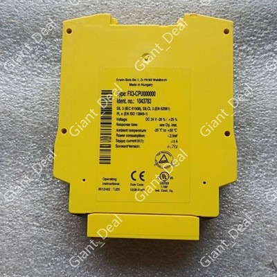 FX3-CPU000000 1043783 Safety Relay Flexi Soft Main Module for SICK 24VDC Replace