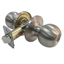 Tru-Guard Taiwan Fu Hsing Industrial T3600B KA3 Entry Lockset, Ball-Style Knob,