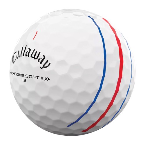Callaway Chrome Soft X LS Triple Track Golf Balls 1 Dozen (12), White - Picture 2 of 3