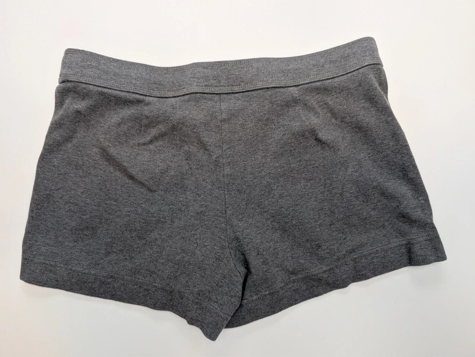 Pantalones Cortos Express Lounge Talla Mediana Bolsillos Cordón Gris Cómodos Elastizados Foto 2 de 4