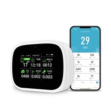 18-in-1 Smart Air Quality Monitor - Indoor WiFi Air Quality Detecto... Fast Ship