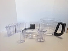 KitchenAid Food Processor KFP1356 Replacement Work Bowl, Lid & Pushers EUC