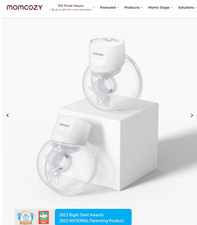 Momcozy Wearable Electric Breast Pump 2 Pack   Hands-Free, BPA-Free, LED Display
