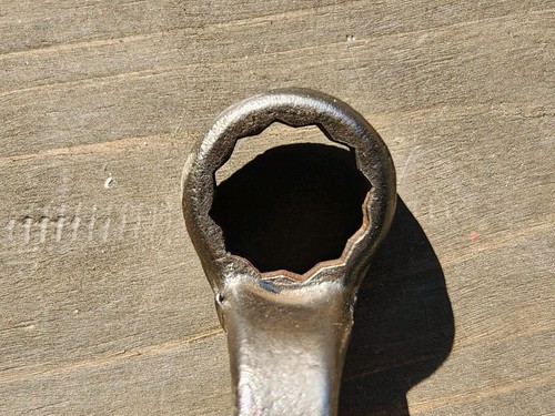 Ford FoMoCo Doppel Ringschlüssel 3/4” x 7/8” 2” Offset USA 01A 17017B M92 selten - Bild 7 von 8