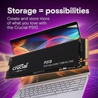 Crucial - P310 1TB Internal SSD PCIe Gen 4 x4 NVMe M.2