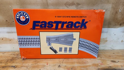Lionel FastTrack 6-12047 O72 Wye Fernbefehlsweiche Spur O Gleis mit Box