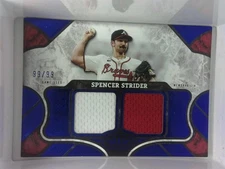 2025 Topps Tier One Duel Relics Blue Spencer Strider #T1R-SST /99