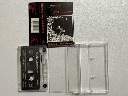 Various Artists Brutal Aggression Cassette Tape Original 1993 Heavy Death Metal - Picture 6 of 8