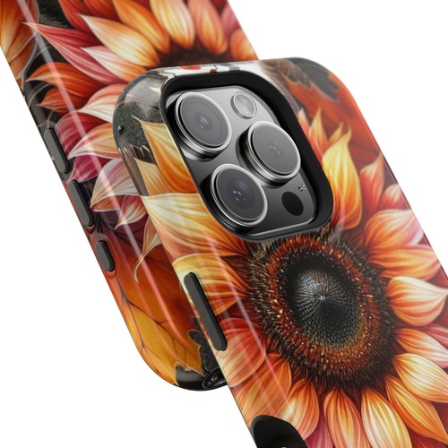 Fundas de teléfono resistentes a impactos girasol, cubierta floral para teléfono, elegante teléfono [...] - Imagen 37 de 74