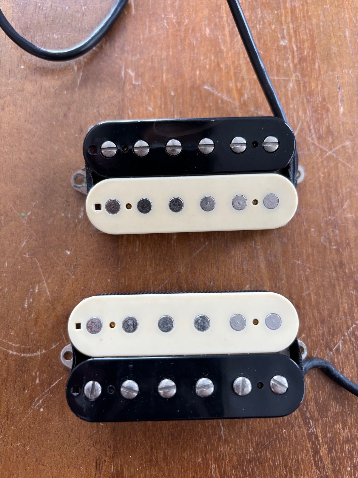 Suhr Thornbucker Pickup Set  -  Zebra  - Neck and Bridge