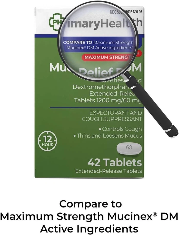 Средство от слизи первичного здоровья максимальная сила СД 60 мг/1200 мг расширенное высвобождение - Изображение 3 из 4